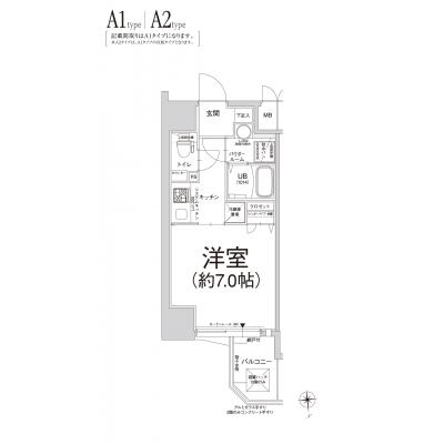 【賃料🌟特別割引キャンペーン実施中🌸🌸】大阪駅・梅田駅徒歩圏♪落ち着いた住環境◎エスリード福島ラグジェの間取り図