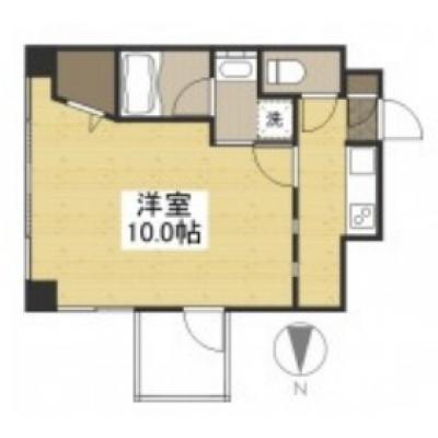 【🎉初期費用オフ｜お得なキャンペーン】【禁煙🚭/Wi-Fi無料🌐】マイナビSTAY岡山駅南　403の間取り図