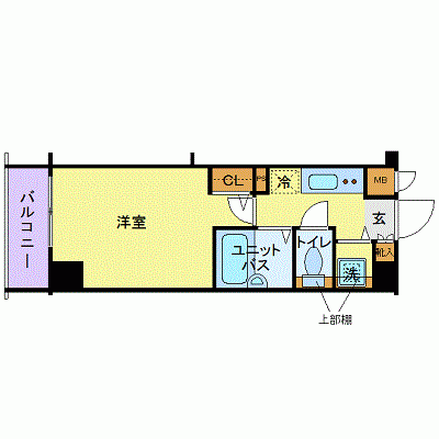 OneLife新横浜エオール【★オートロック・バストイレ別・浴室乾燥機付】の物件間取り図