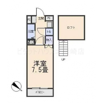 ✨ Wi-Fi無料 📶 岡崎駅より徒歩９分 🚙 駐車場アリ🚙  🔶マンスリーベースＪＰ🔶　【T011】の間取り図