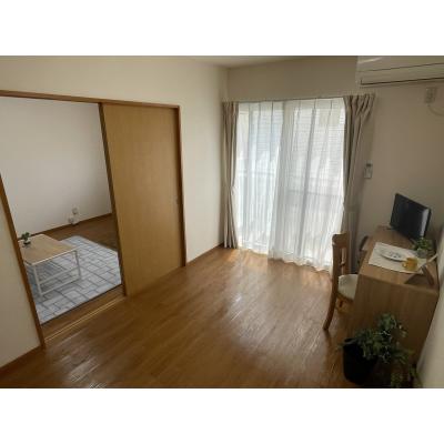 すむだすⅢ✨駐車場あり✨角部屋✨2人入居可✨スーパー・ドラッグストア近く🏪の間取り図
