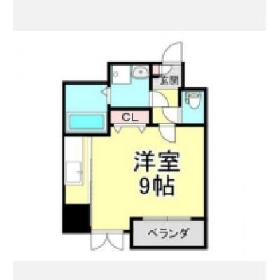 【60日以上の利用でお得🌈】【禁煙🚭】マイナビSTAY広島京橋町　504の間取り図