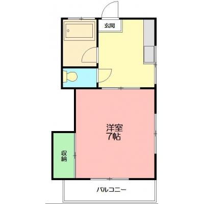 スマイズ東海大学前２　【禁煙🚭】　室内洗濯機置場新設☆人気の風呂トイレ別☆インターネット無料☆の間取り図