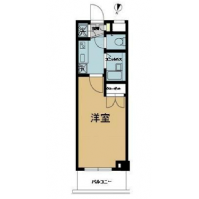 【🎉初期費用オフ｜お得なキャンペーン】【禁煙🚭】マイナビSTAYベイサイド豊洲　306の間取り図