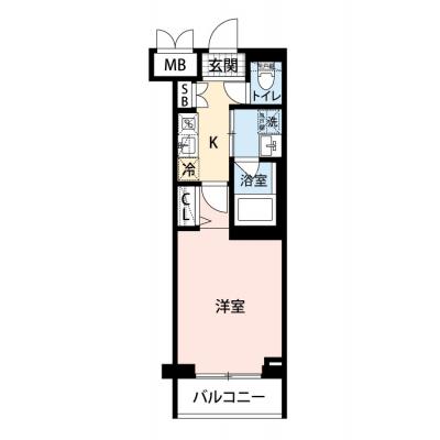 【🎉初期費用オフ｜お得なキャンペーン】【禁煙🚭】マイナビSTAY羽田西糀谷　207の物件間取り図