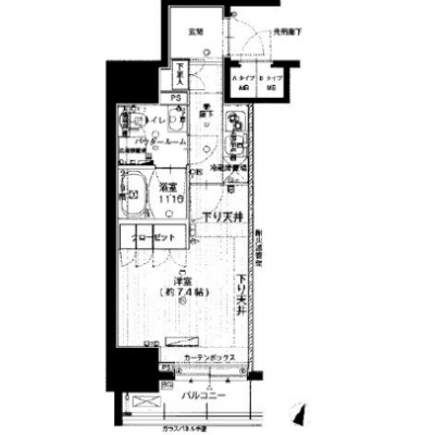 【🎉初期費用オフ｜お得なキャンペーン】【禁煙🚭】マイナビSTAY神田淡路町　301の間取り図