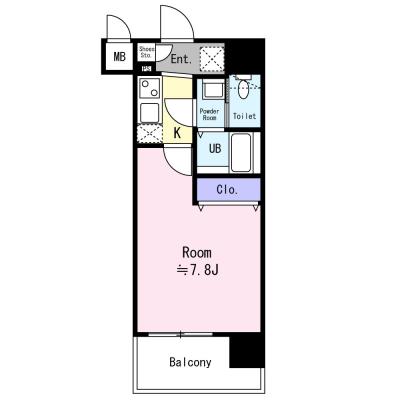 新大阪から多方面へのアクセス抜群🚋🚋エスリード新大阪コンフォールⅠ番館の間取り図