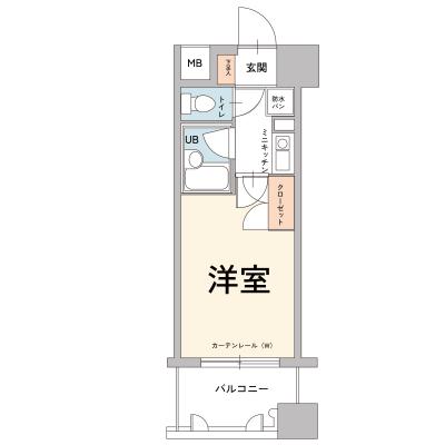 新大阪駅近♪♪利便性◎エスリード新大阪第8の物件間取り図