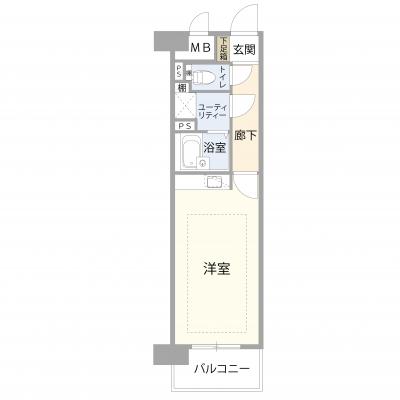 【新規オープン🌸特典あり⭐⭐】北新地からすぐ帰宅♪♪デスクもソファも標準装備♪ごゆっくりお過ごしできるお部屋🌟の物件間取り図