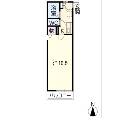 アルDEスリー千種　103の間取り図