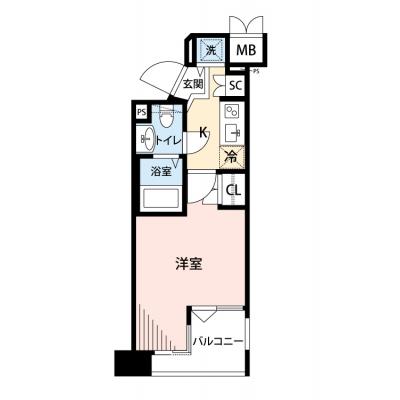 【🎉初期費用オフ｜お得なキャンペーン】【禁煙🚭】マイナビSTAY文京本郷台　703の間取り図