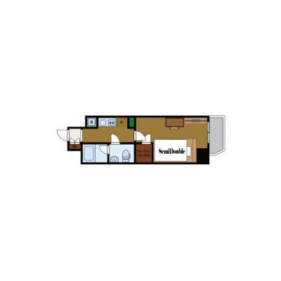 BraTTo五反田ピトレ【単身者＆女性向け💓】防犯面に配慮した安心の住環境👍五反田駅まで徒歩9分！の間取り図