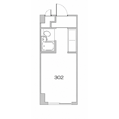 【J’sマンスリー淵野辺 302】即入居可🌟厚さ20㎝高密度ポケットコイルマットレス使用！横浜線 淵野辺駅まで徒歩3分！コンビニ、スーパーも至近☆【インターネット無料】の物件間取り図