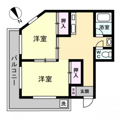 ブランシェルの物件間取り図