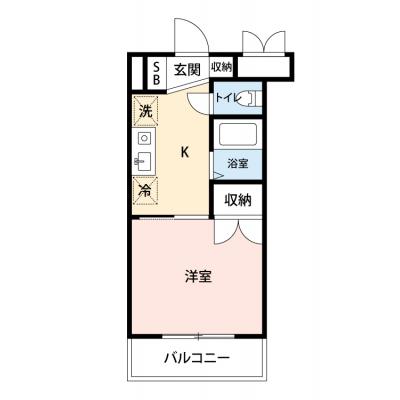 【🎉初期費用オフ｜お得なキャンペーン】【禁煙🚭/Wi-Fi無料🌐】マイナビSTAY成田　303の物件間取り図