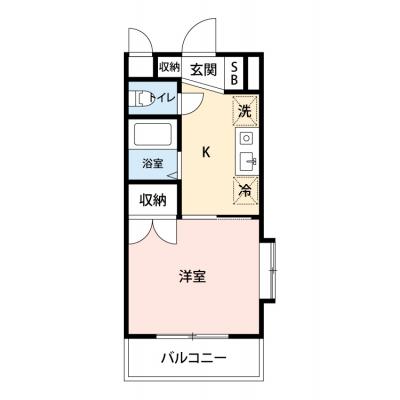 【🎉初期費用オフ｜お得なキャンペーン】【禁煙🚭/Wi-Fi無料🌐】マイナビSTAY成田　309の物件間取り図