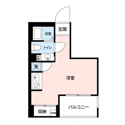 【🎉初期費用オフ｜お得なキャンペーン】【禁煙🚭】マイナビSTAY市谷台町　802の物件間取り図