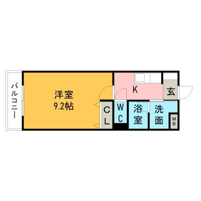 ACO中山町⭐オートロック付き⭐の物件間取り図