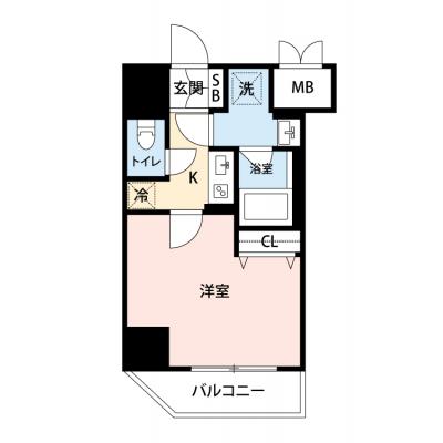 【🎉初期費用オフ｜お得なキャンペーン】【禁煙🚭/Wi-Fi無料🌐】マイナビSTAY早稲田夏目坂ガーデン　701｜東京女子医科大学病院周辺の物件間取り図