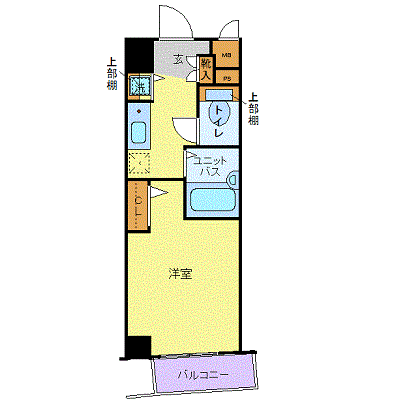 グッドステイ市ヶ谷柳町☆【ベーシック】の間取り図