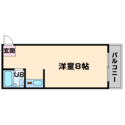 マンスリーリブマックス六甲道ロアール【NET対応】≪スマートシリーズ≫の物件間取り図