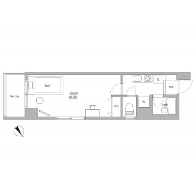 RマンスリーNo.75　センター南駅【駅徒歩2分！】の物件間取り図
