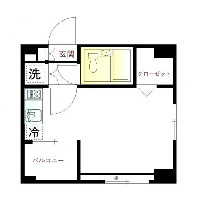 YM月島■□ネット接続無料□■の間取り図
