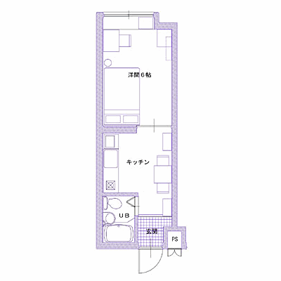 ハイツ１９９５の物件間取り図