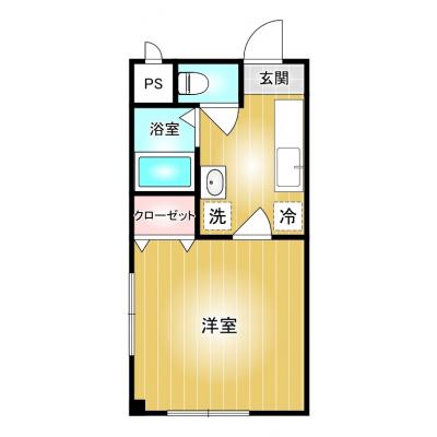【宮原駅まで徒歩8分 🏃‍♂️💨】【無料Wi-Fiあり📶】コスパだけじゃない“快適さ重視”◎マンスリータウン宮原A107の物件間取り図