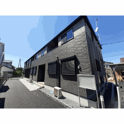 テラス　ハックベリー 103【管理NO：1-027439201-01030】 ★家具家電は申し込み後に搬入しますの物件間取り図