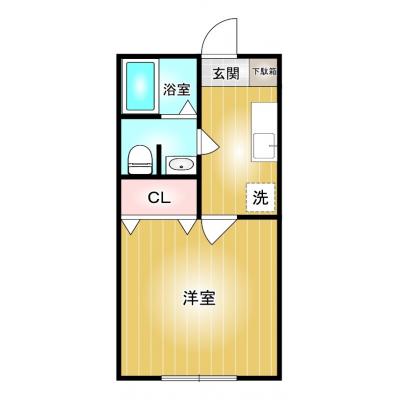 コスパだけじゃない“快適さ重視”マンスリータウン太田飯塚町A201【Wi-Fi無料】の物件間取り図