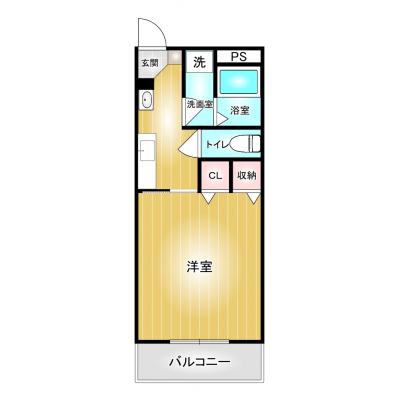 コスパだけじゃない“快適さ重視”マンスリータウン【マンションタイプ✨】【イオンモール高崎や吉岡町へのアクセス🚙良好！】【Wi-Fi無料📶！】ＭＴ前橋問屋町Ａ207の物件間取り図