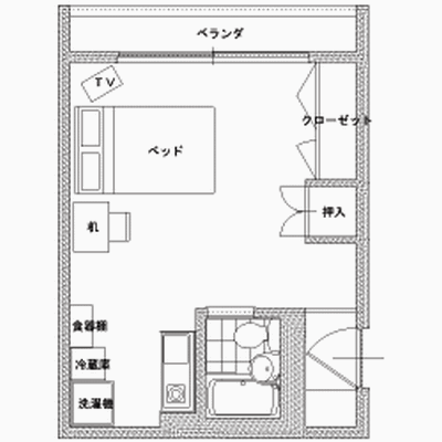 ラ・エスペランス２の物件間取り図