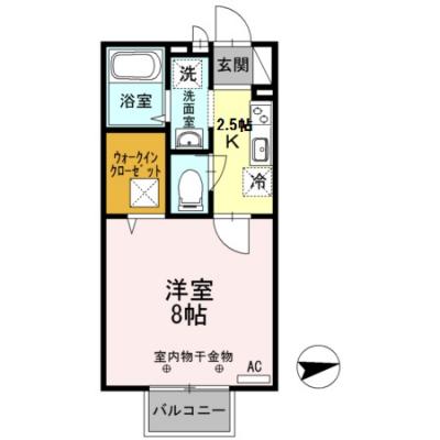 2026/07/14以降入居可能　D-ROOMマンスリー【ソレイユ東野】インターネット使い放題！の物件間取り図