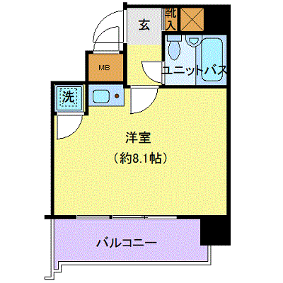 グッドステイ横浜ベルデ■【ライト】の物件間取り図