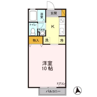 2026/08/01以降入居可能　D-ROOMマンスリー【リビングタウン広丘】インターネットあり！の物件間取り図