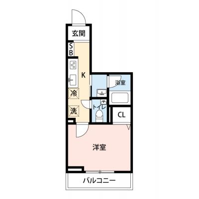 【🎉初期費用オフ｜お得なキャンペーン】【禁煙🚭/Wi-Fi無料🌐】マイナビSTAY木更津駅前　303の物件間取り図