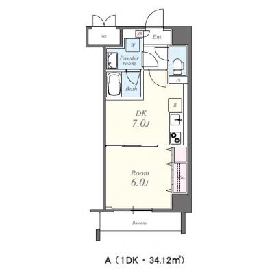 セイワマンスリー葵　【2026年8月7日以降入居可】【1DK】【禁煙】【ネット無料】の物件間取り図
