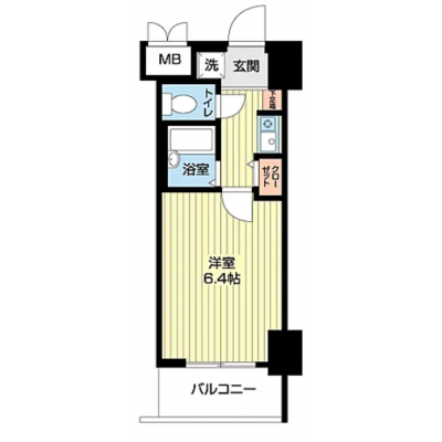 マンスリー新大阪の物件間取り図