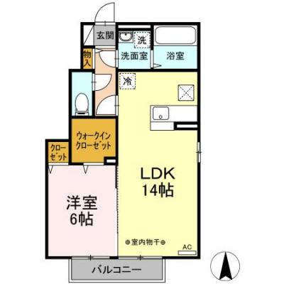 D-ROOMマンスリー【サンフォレスト】インターネット使い放題！浴室乾燥機付き！の物件間取り図