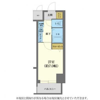 🦅 『賃料』最大“半額” 『清掃費』も”大幅割引”実施中🌲【ネット無料/浴室乾燥機付き】  エスリード福島駅前  ［C.1486090］の物件間取り図