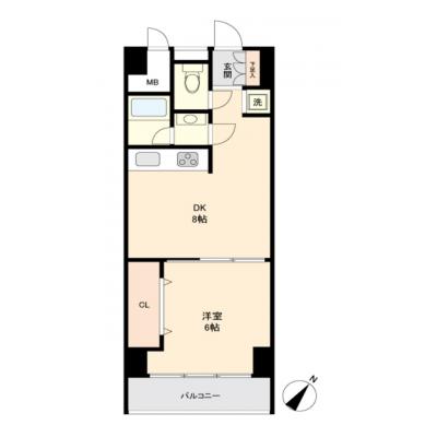 中野坂上駅徒歩3分｜35㎡広々1DK｜新宿駅徒歩圏内｜Wi-Fi完備の物件間取り図