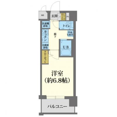 ◢◤🍂“2026秋のCampaign”🌰🐿 ◢◤“全期間”賃料60％OFF(割引期間制限なし)◢◤【ネット無料/浴室乾燥機付き】　SDグランツ新大阪　［C.1133070］の物件間取り図