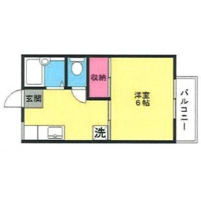 【M140】加古川BP・明姫幹線アクセス抜群👍駐車場1台込🚙BT別(^^♪コスパ重視１Kの物件間取り図