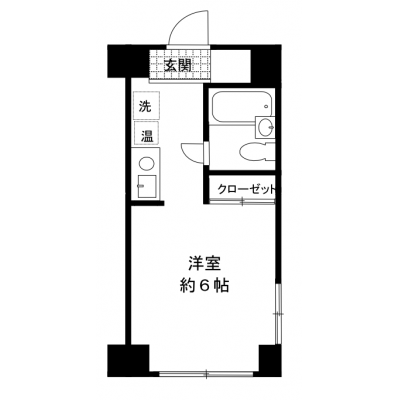 【J’sマンスリー千駄木 109】即入居可🌟厚さ20㎝高密度ポケットコイルマットレス使用！複数沿線利用可！東京駅・新宿駅・渋谷駅・品川駅など都心へ乗り換え無しでアクセス可☆【インターネット無料】の物件間取り図