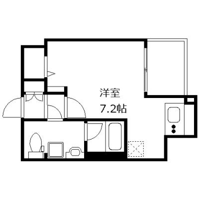OneLife四ツ木ネクスト【▼Wi-Fi無制限・オートロック・バストイレ別・独立洗面台・浴室乾燥機】の物件間取り図