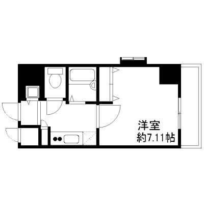 OneLife西新橋【▼オートロック・バストイレ別・浴室乾燥機】の物件間取り図