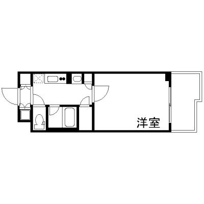 OneLife中馬込【▼オートロック・バストイレ別・独立洗面台・浴室乾燥機付き】の物件間取り図