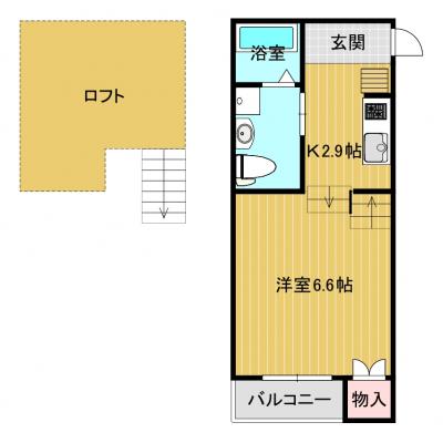 CIRCLE T WASHIZAKKI Ⅱの物件間取り図