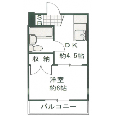 【J’sマンスリー経堂 205】即入居可🌟厚さ20㎝高密度ポケットコイルマットレス使用！駅徒歩6分、新宿駅や都心エリアへのアクセス良好☆【インターネット無料】の物件間取り図
